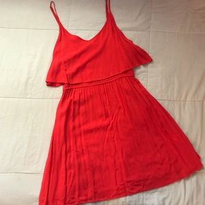 Dark orange/red sun dress